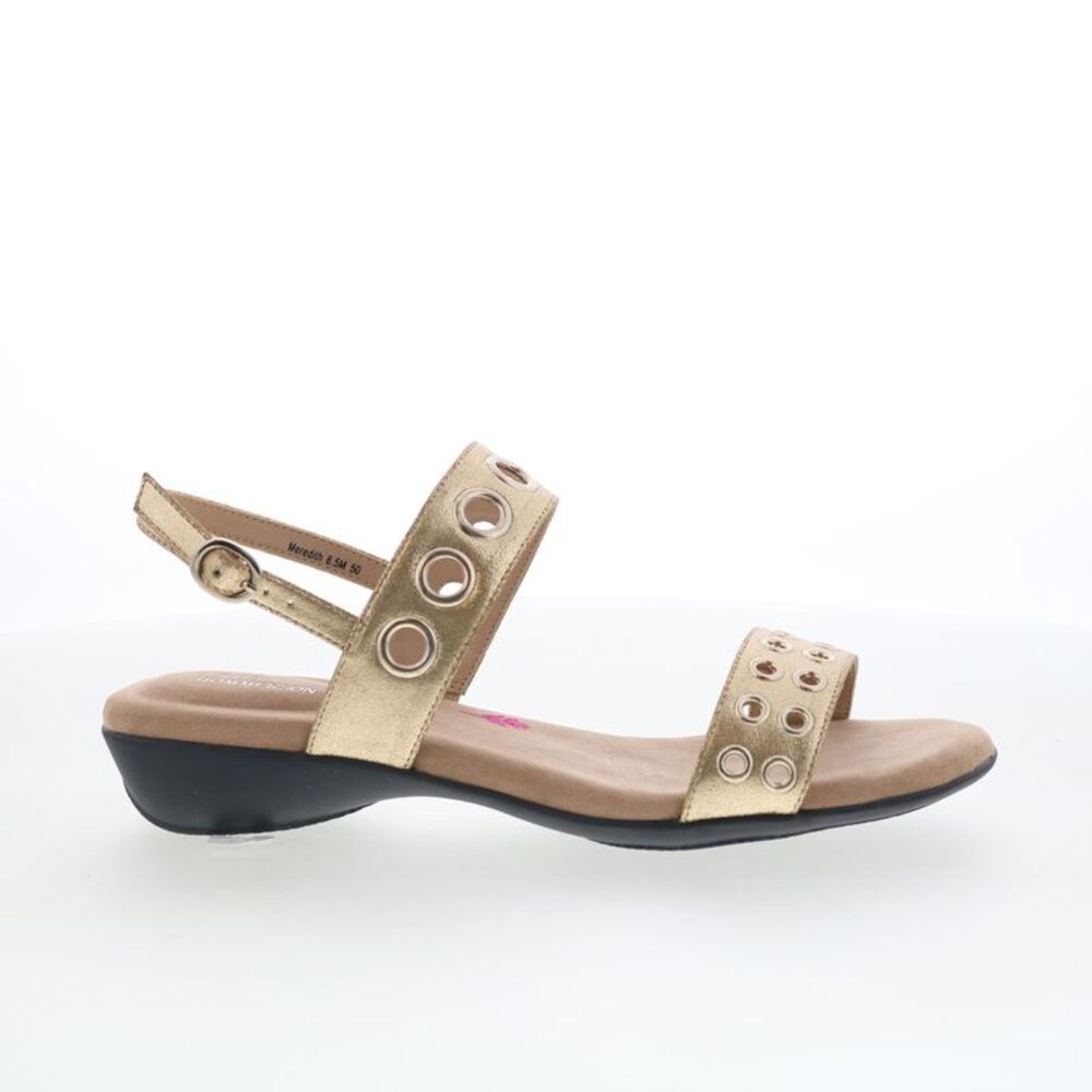 Ros Hommerson Womens Meredith Gold Shoes (NWT)